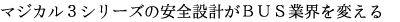 MAGICAL 3 SERIES A380 安全・安心設計見出し